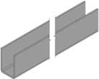 Code 141470 - Rail de guidage en u 1109