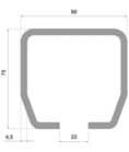 Code 141757 - Rail pour paf acier 9060