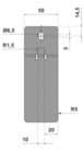 Code 141883 - Support de rail 10185