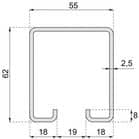 Code 142142 - Rail tubulaire sportub force 300 kg