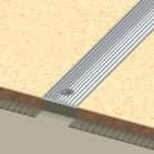 Code 177219 - Profil à encastrer aluminium strié