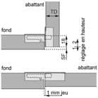 Code 212072 - Ferrure d'abattant markant 11