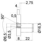 Code 216916 - Serrure 1 point à plaquer uno