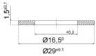 Code 216972 - Kit d'adaptation pour serrures espagnolettes et crémones