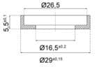 Code 216972 - Kit d'adaptation pour serrures espagnolettes et crémones