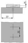Code 217266 - Vis à bois réglable