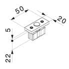 Code 217343 - Pour HAWA Junior Symmetric, Télescopic, 120, 160 et 250 bois