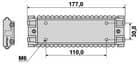 Code 218288 - Patin pour guidage linéaire DA0116RC