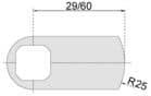 Code 221032 - Came plate pour serrure batteuse