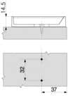 Code 226695 - Support droit version longue 37/32