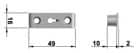 Code 227017 - Ferrure d'abattant Link
