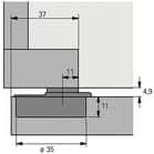Code 227241 - Face frame optimat 4 plus fm