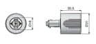 Code 228095 - Bouton tournant 44.2 Z23