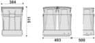 Code 231203 - Pour meuble de 450 mm