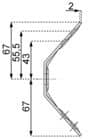 Code 234360 - Ferrure de table 251 zingué