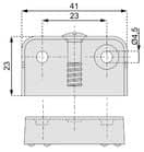 Code 234395 - Ferrure d'armoire