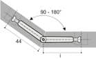 Code 235284 - Goujon double d'angle