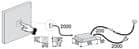 Code 240495 - Interrupteur + boîtier touch LED 12 V 220 / 240 V