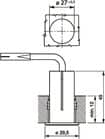 Code 240638 - Interrupteur à encastrer 230 V