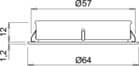 Code 241067 - Spot LED Smally XS IP 44 24 V