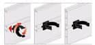 Code 242002 - Clips baionnette pour plinthe
