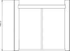 Code 243178 - Cadre pour poubelle XL suspendue tiroir TANDEMBOX