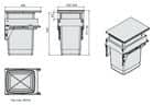 Code 243203 - Pour meuble de 400 mm