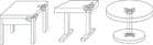 Code 244593 - Ferrure de table