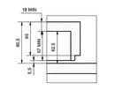 Code 244648 - Ferrure coulissante CORNER