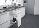 Code 244656 - Panier porte-bouteilles coulissant chromé