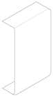 Code 245413 - Cache latéral pour attache-façade METABOX