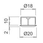 Code 246793 - Interrupteur Mini Touch 24 V