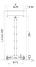 Code 247449 - Armoire coulissante DISPENSA Junior III