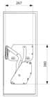 Code 247589 - Pour meuble de 600 mm