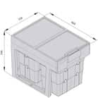 Code 248338 - Pour meuble de 400 mm
