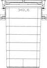 Code 248401 - Cadre pour poubelle suspendue tiroir TANDEMBOX
