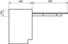 Code 248973 - Table à repasser pliante coulissante PRUA SHORT