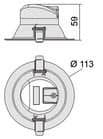 Code 249038 - Spot LED Sydney 230 V