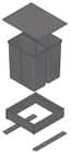 Code 249311 - Pour meuble de 450 mm