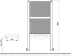 Code 249793 - Escabeau 2 marches