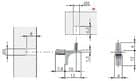 Code 250228 - Taquet K-line à tourillon