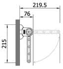 Code 250739 - Porte-vêtements pliable escamotable
