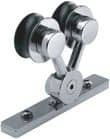 Code 251030 - Ensemble monture en V Exterus pour porte bois 1 vantail