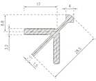 Code 251103 - Profil d'angle aluminium