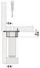 Code 251485 - Embase ronde ABS pour pied seul