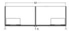Code 251586 - SLIDER M50 FLEX garniture 2 portes