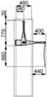 Code 251611 - Largeur réglable de 457 à 660 mm