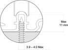 Code 251628 - Rail haut sans cache