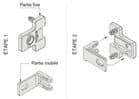Code 252125 - Kit fixation pour profil