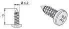 Code 252181 - Vis pour supports